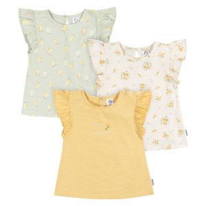 3-Pack Infant and Toddler Girls Love Nature T-Shirts